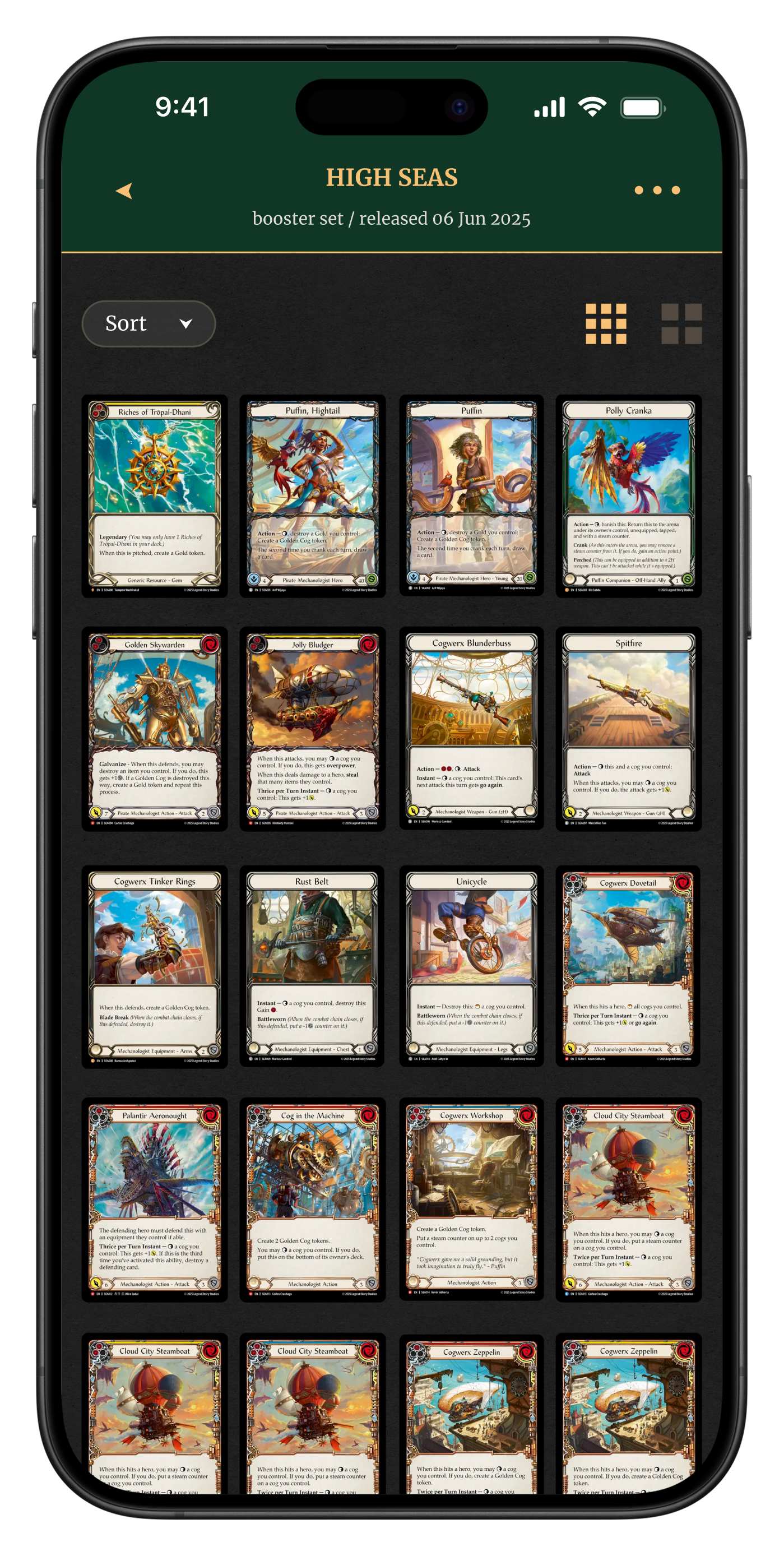 FaB Collect App Screenshot 2