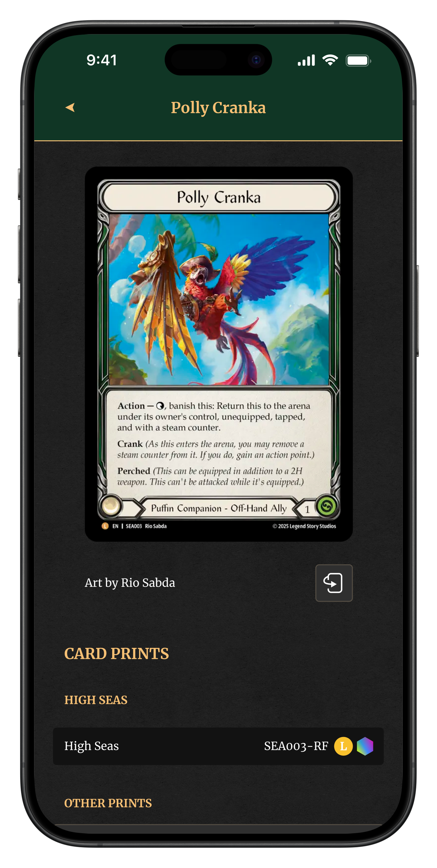 FaB Collect App Screenshot 3